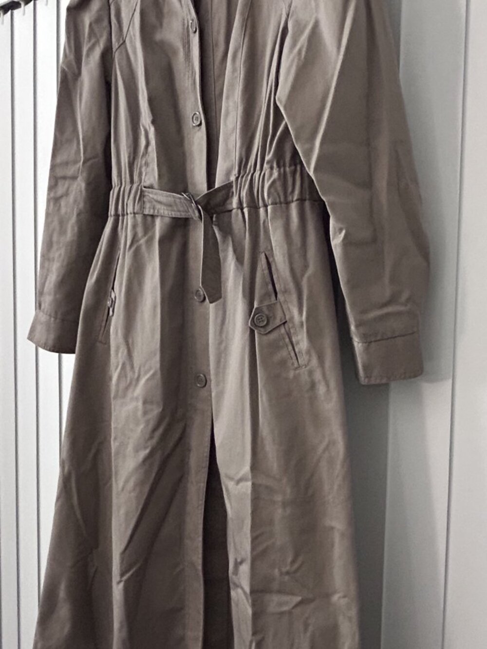 Women's Vintage Juno Trench Coat Size 10 in Mint Condition - Picture 5 of 10